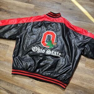 Vintage Ohio State Leather Varsity Jscket
